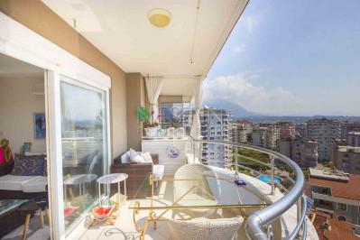 Пентхаус 2+1 в районе Джикджилли с шикарным видом на море и крепость фото 18