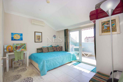 Пентхаус 2+1 в районе Джикджилли с шикарным видом на море и крепость фото 24