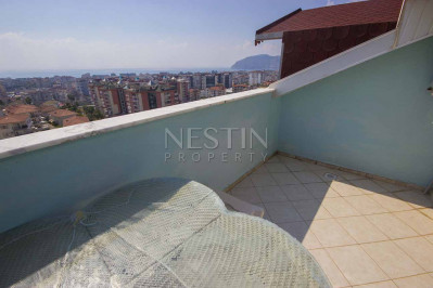 Пентхаус 2+1 в районе Джикджилли с шикарным видом на море и крепость фото 25