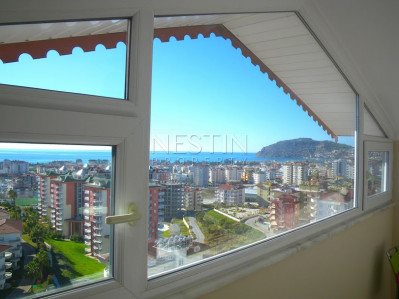 Пентхаус 2+1 в районе Джикджилли с шикарным видом на море и крепость фото 27