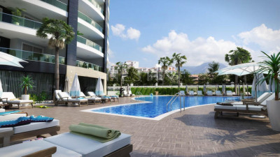 Большая и светлая квартира 1+1 в районе Махмутлар фото 22