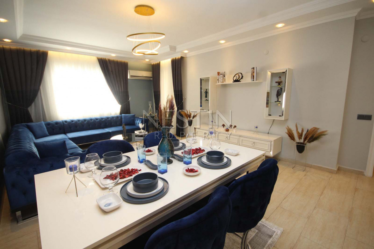 Квартира 2+1 с дизайнерским оформлением в районе Тосмур фото 15