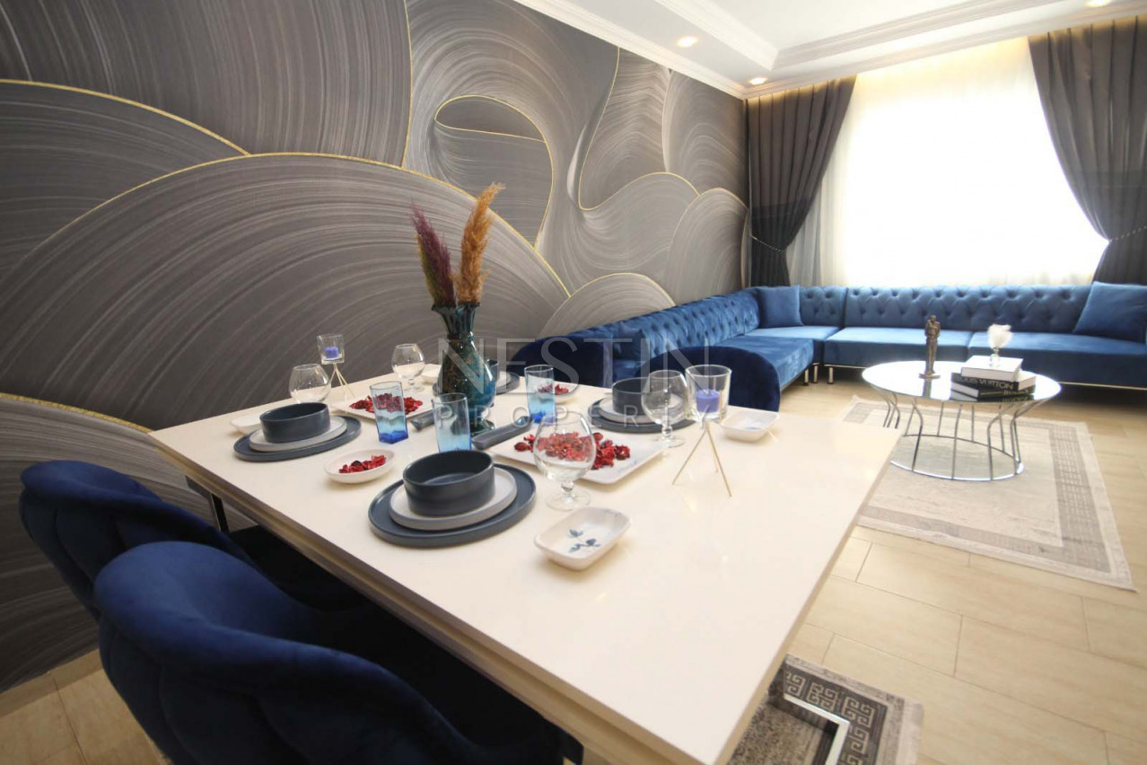 Квартира 2+1 с дизайнерским оформлением в районе Тосмур фото 20