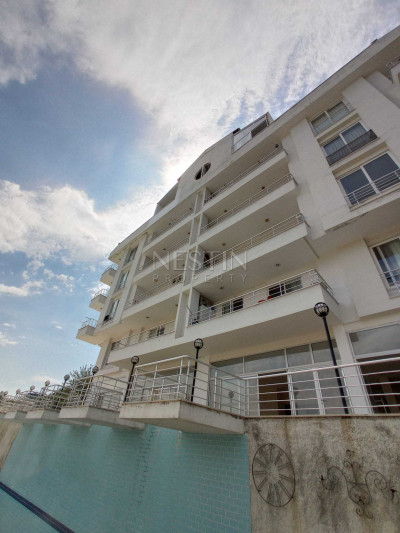 Бюджетная квартира 1+1 в районе Конаклы с видом на море и город фото 4