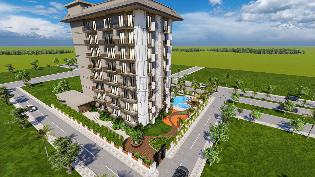 Проект нового ЖК от надежного застройщика в центре города Аланья в 370 м от моря фото 2