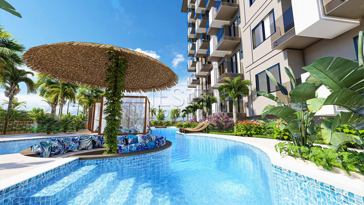 Проект нового ЖК от надежного застройщика в центре города Аланья в 370 м от моря фото 14