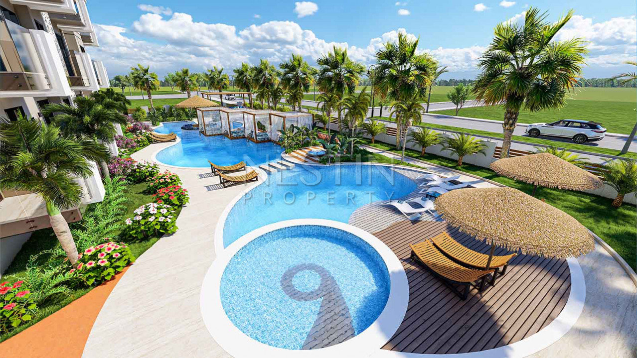 Проект нового ЖК от надежного застройщика в центре города Аланья в 370 м от моря фото 16