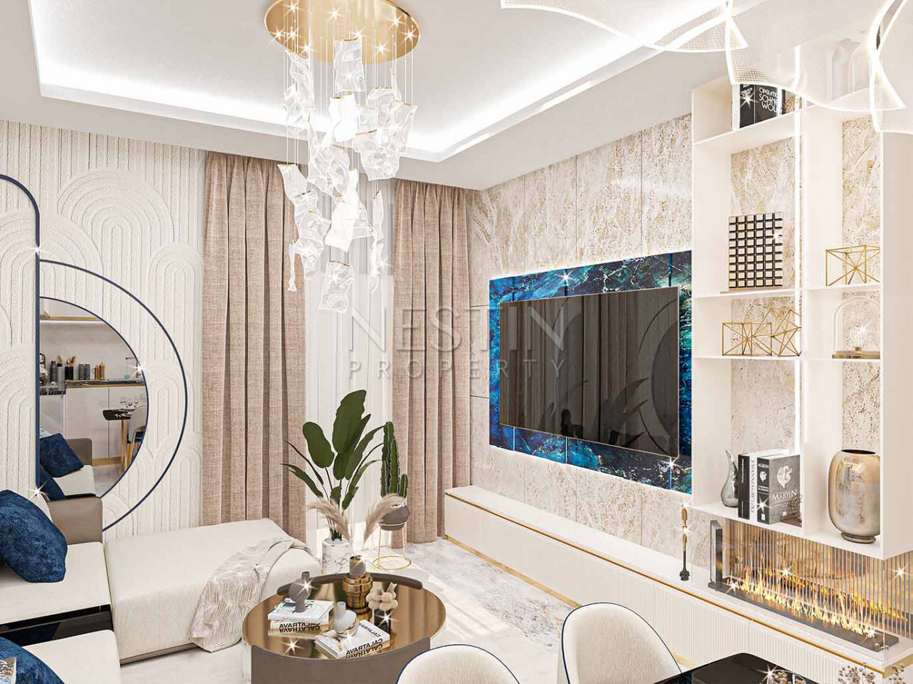 Проект нового ЖК от надежного застройщика в центре города Аланья в 370 м от моря фото 26