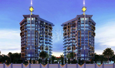 Квартира 1+1 в ЖК на этапе строительсвта в районе Махмутлар фото 6