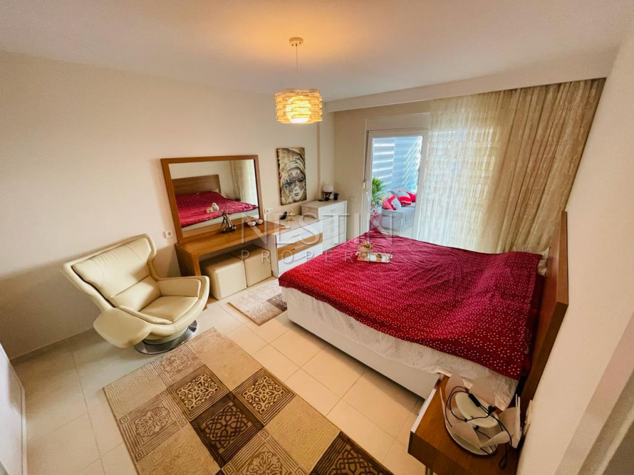 Апартаменты 2+1 с панорамным видом на море и горы в районе Каргыджак фото 10