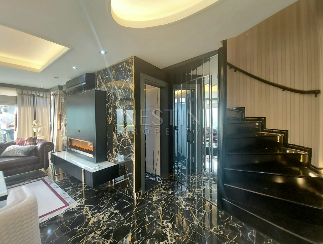 Шикарная вилла с прекрасным видом на Средиземное море в районе Бекташ фото 10