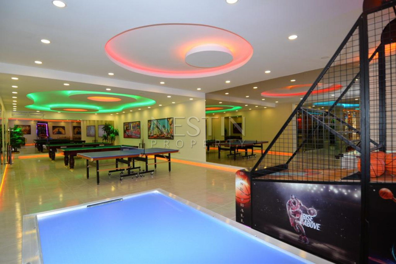 Апартаменты 2+1 с видом на море в комфортабельном комплексе района Махмутлар фото 10