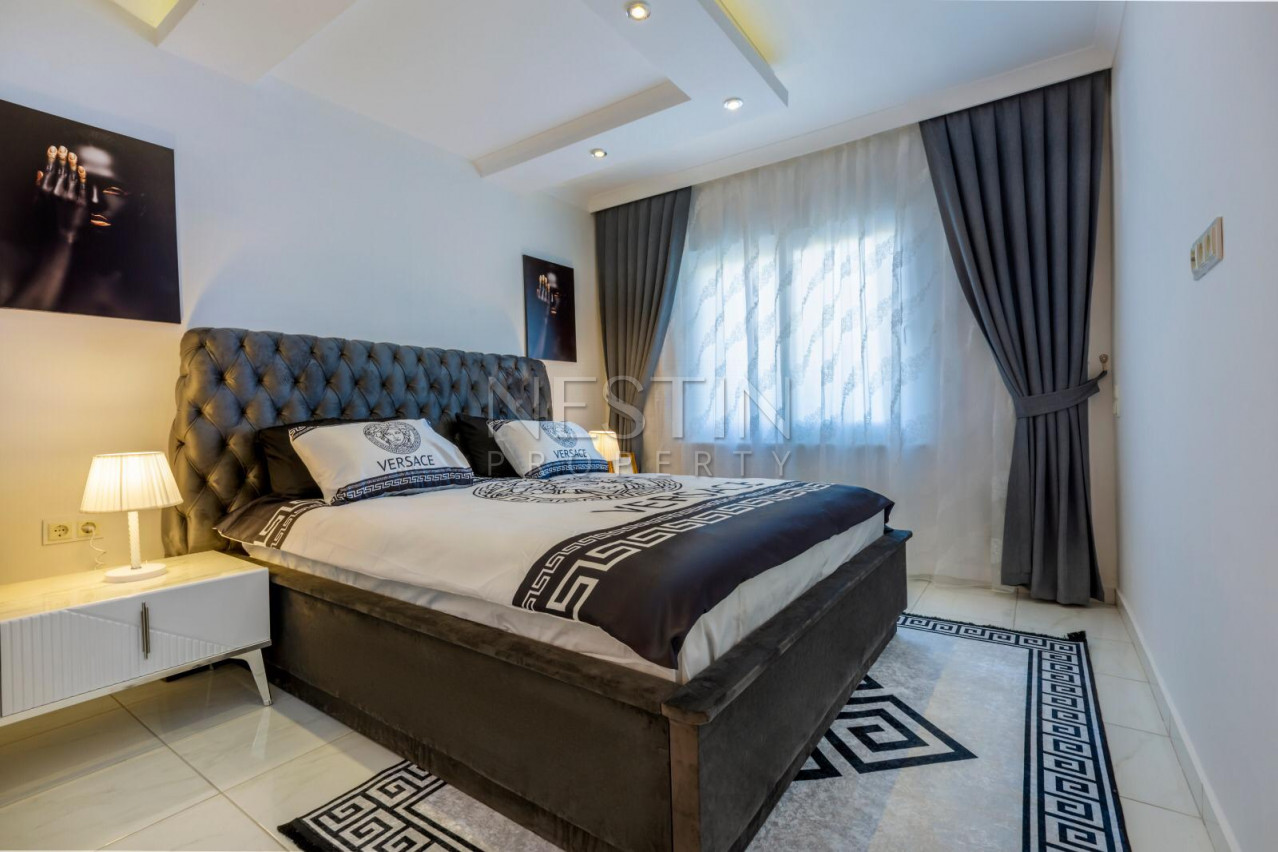 Стильная квартира 3+1 в жилом комплексе района Махмутлар фото 15