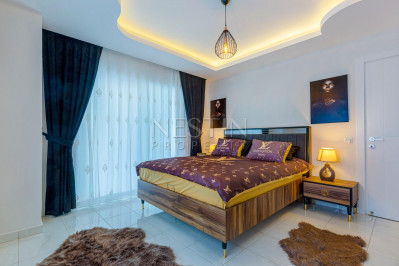 Стильная квартира 3+1 в жилом комплексе района Махмутлар фото 16