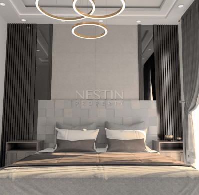 Квартиры 2+1 в новом ЖК на этапе завершения строительства в районе Авсаллар фото 16