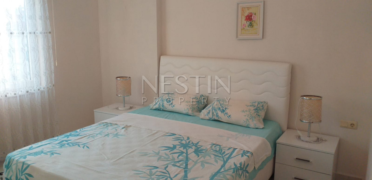 Просторная квартира 1+1 с видом на море в районе Джикджилли фото 16