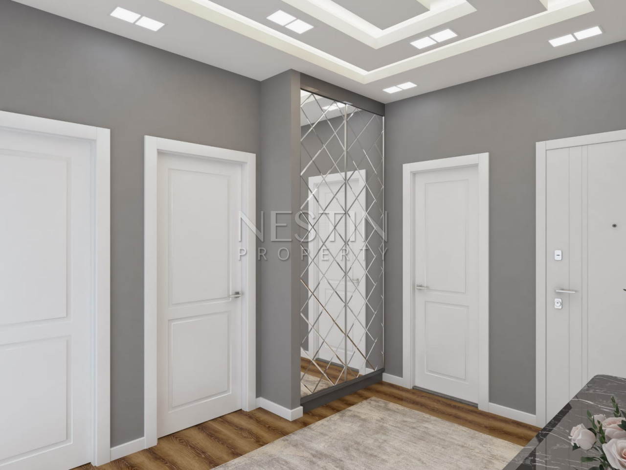 Просторная квартира 3+1 в новом ЖК на этапе строительства в районе Оба фото 12