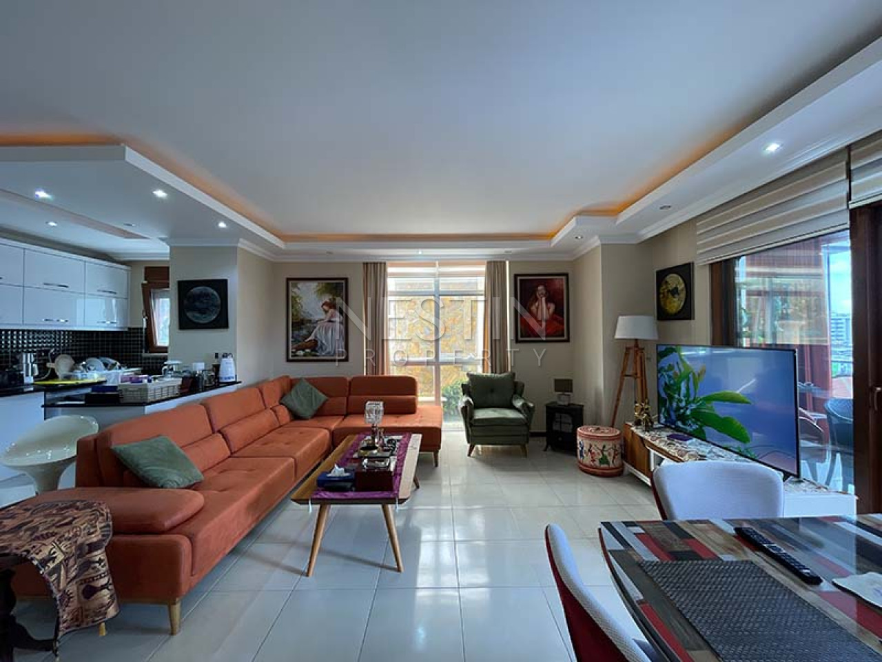 Квартира дуплекс 3+1 в районе Кестель в 500 м от Средиземного моря фото 9