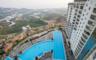 Квартира 2+1 в комплексе отельного типа в районе Каргыджак фото 5