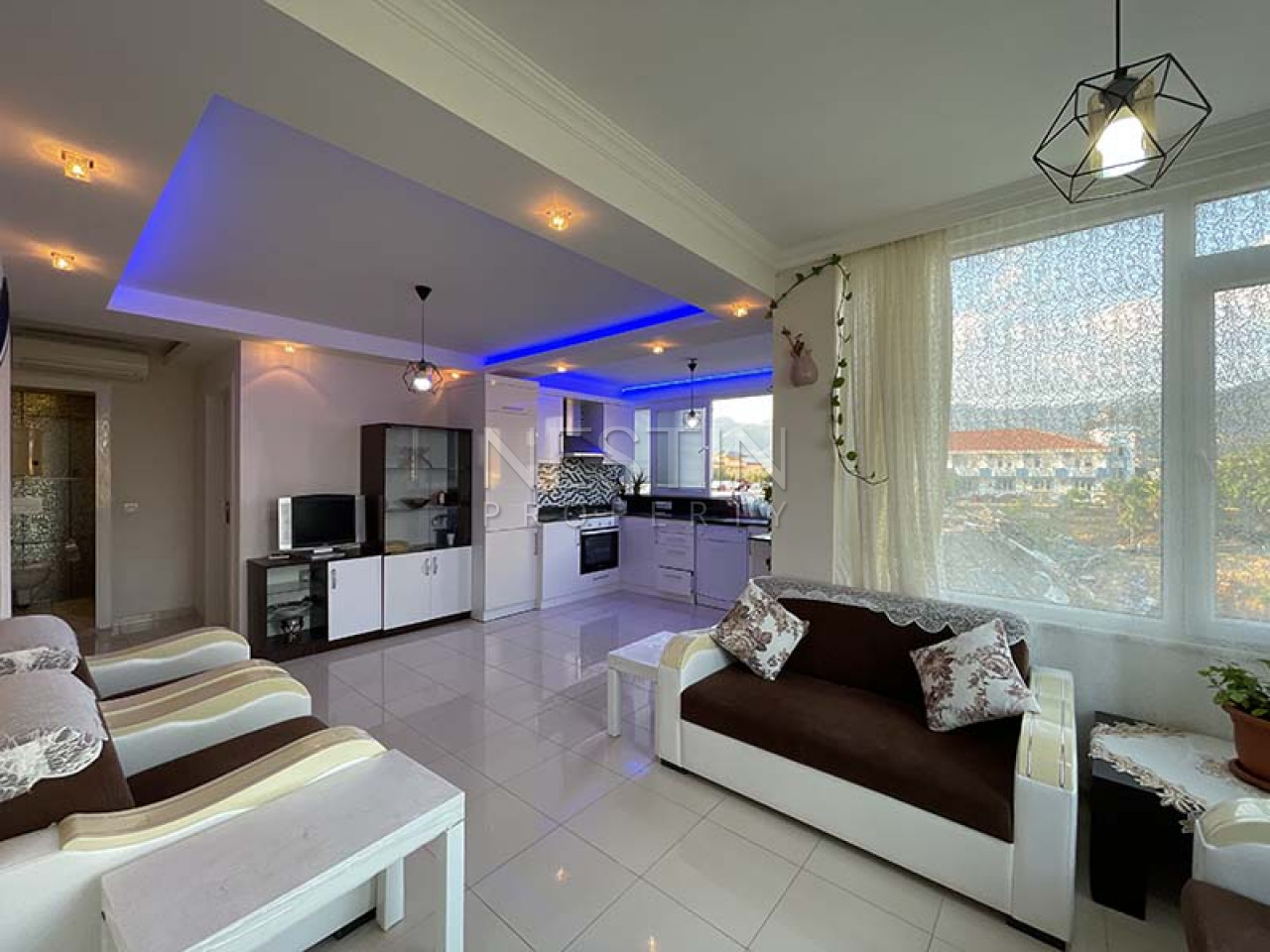 Квартира 2+1 в районе Тосмур с красивым видом на горы фото 19