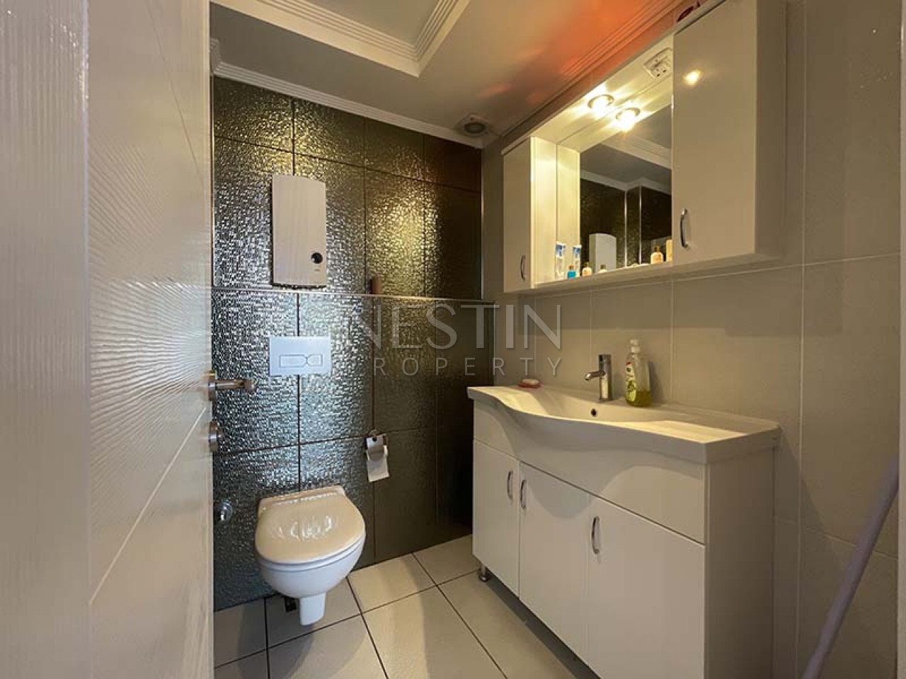 Квартира 2+1 в районе Тосмур с красивым видом на горы фото 27