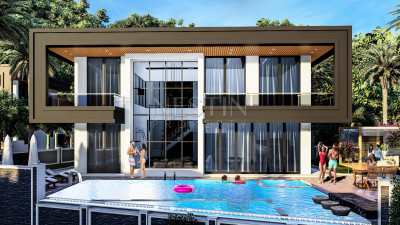 Виллы 4+1 на этапе строительства в районе верхней Обы фото 2