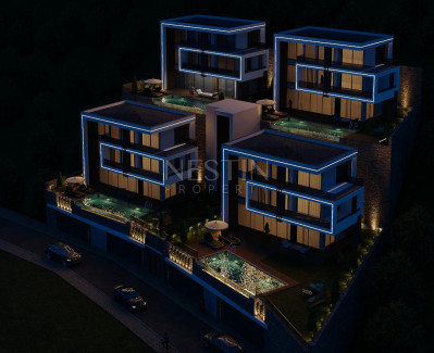 Виллы 5+1 на этапе строительства в районе Тепе с шикарным видом фото 15