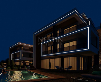 Виллы 5+1 на этапе строительства в районе Тепе с шикарным видом фото 17