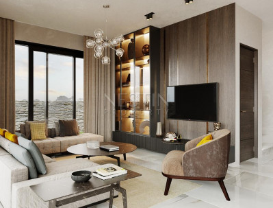 Виллы 5+1 на этапе строительства в районе Тепе с шикарным видом фото 21