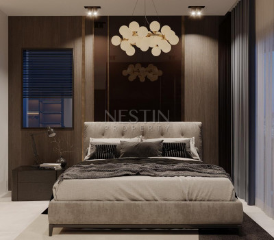 Виллы 5+1 на этапе строительства в районе Тепе с шикарным видом фото 24