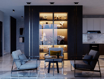 Виллы 5+1 на этапе строительства в районе Тепе с шикарным видом фото 31