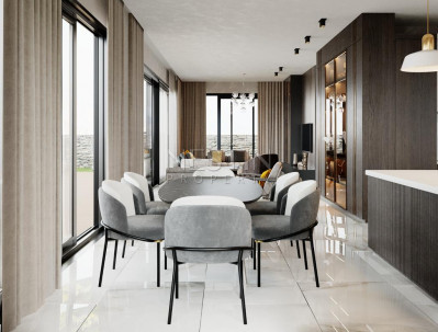 Виллы 5+1 на этапе строительства в районе Тепе с шикарным видом фото 33