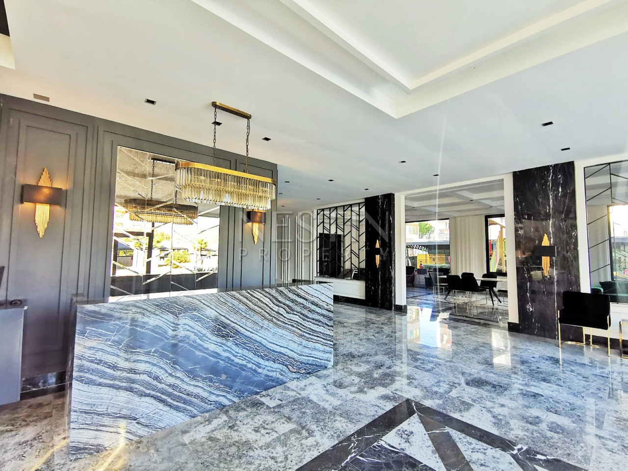 Шикарные апартаменты 2+1 с видом на Средиземное море в районе Оба фото 2