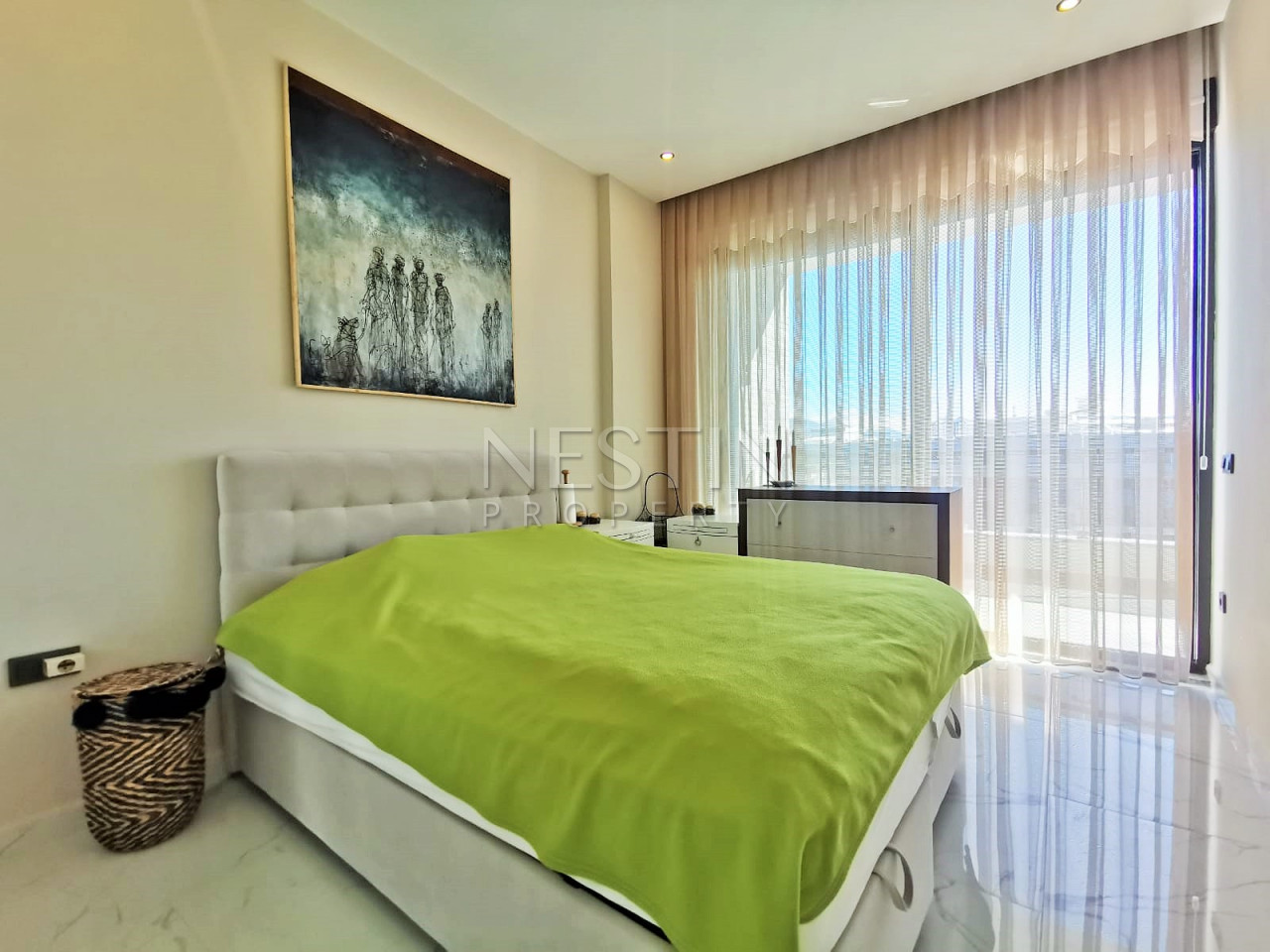 Шикарные апартаменты 2+1 с видом на Средиземное море в районе Оба фото 11