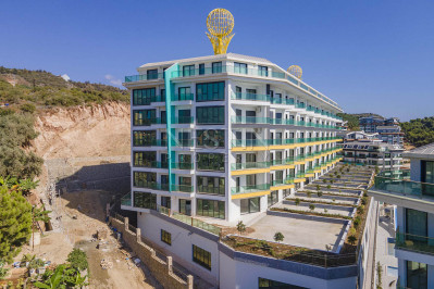 Квартира 2+1 в шикарном комплексе района Каргыджак с видом на море фото 3