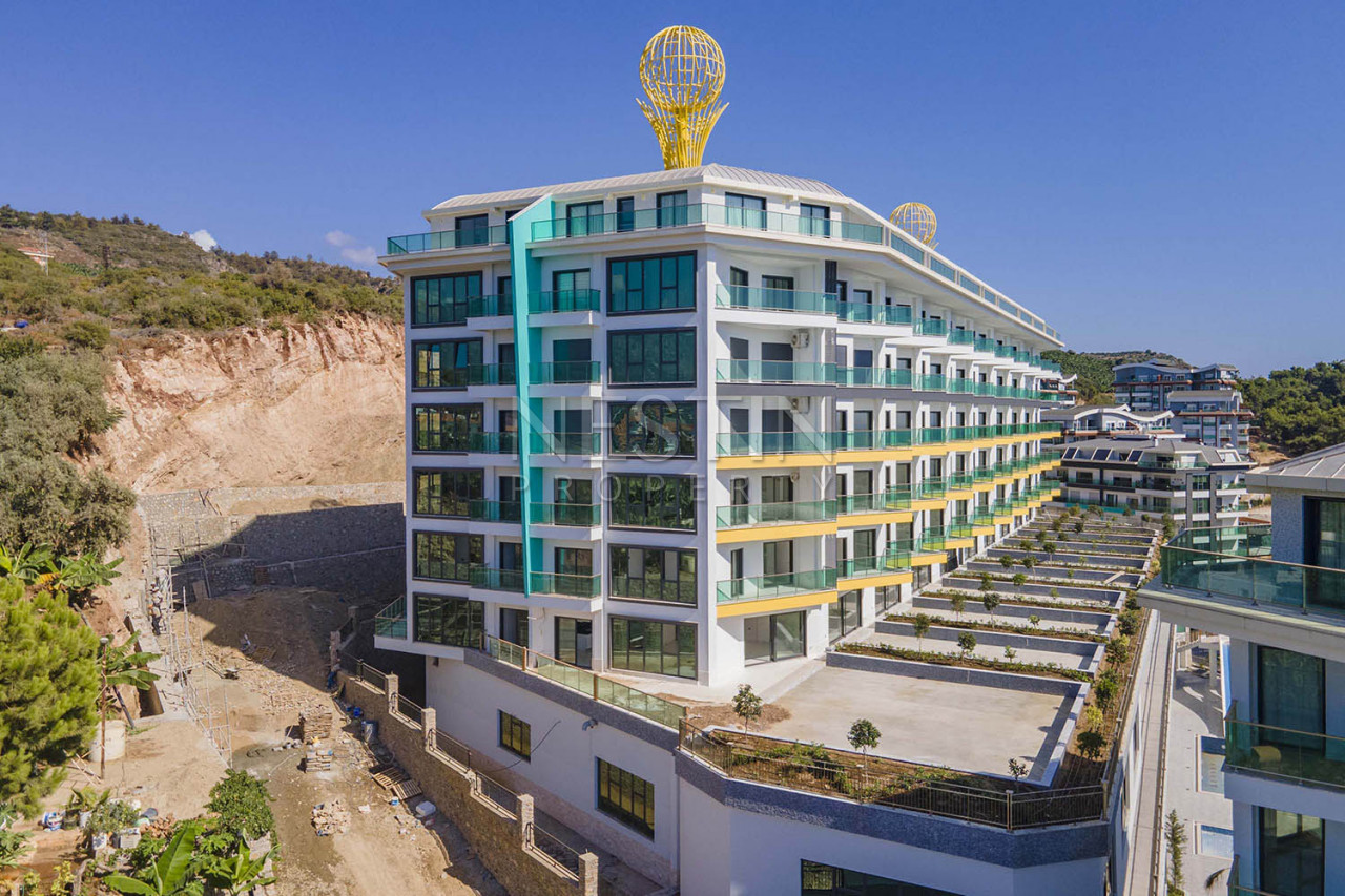 Квартира 2+1 в шикарном комплексе района Каргыджак с видом на море фото 3