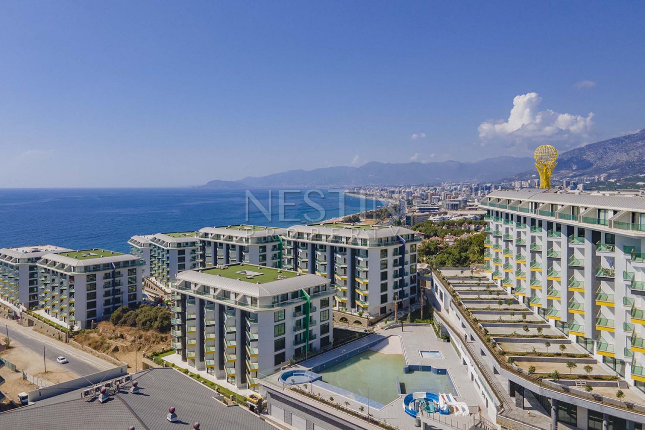 Квартира 2+1 в шикарном комплексе района Каргыджак с видом на море фото 5