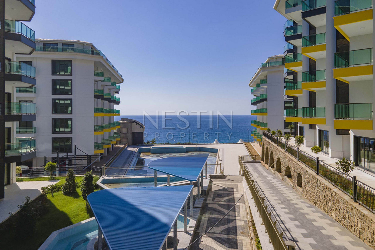 Квартира 2+1 в шикарном комплексе района Каргыджак с видом на море фото 7