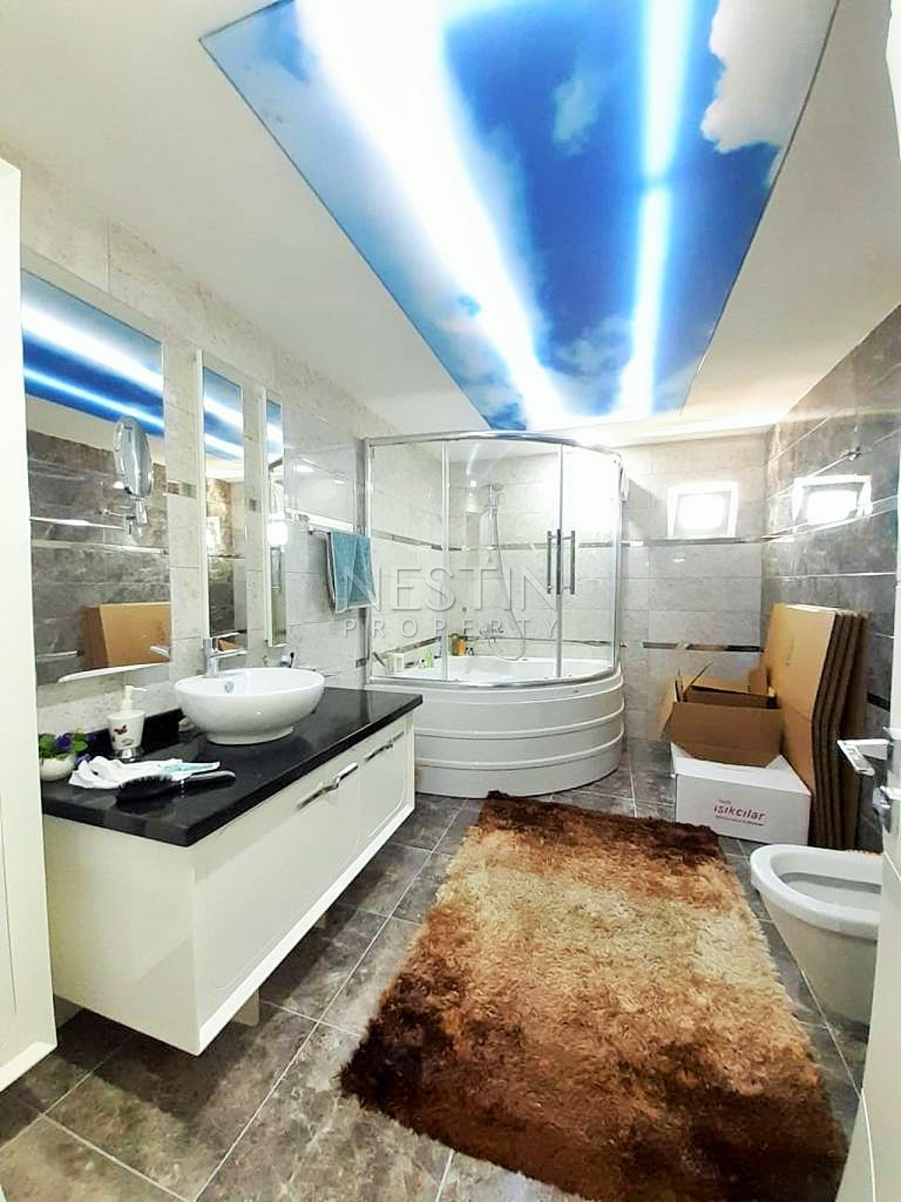 Просторный пентхаус 5+1 с видом на море в районе Кестель фото 21