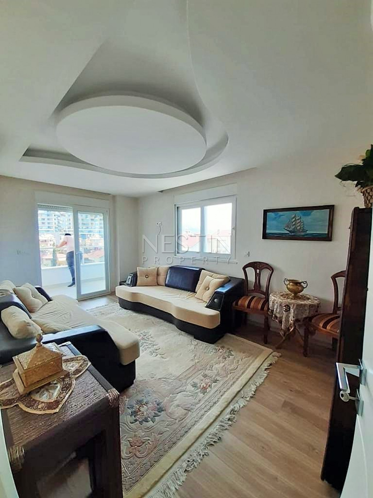 Просторный пентхаус 5+1 с видом на море в районе Кестель фото 25