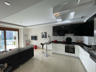 Квартира 1+1 с большой терассой в жилом комплексе района Джикджилли фото 8