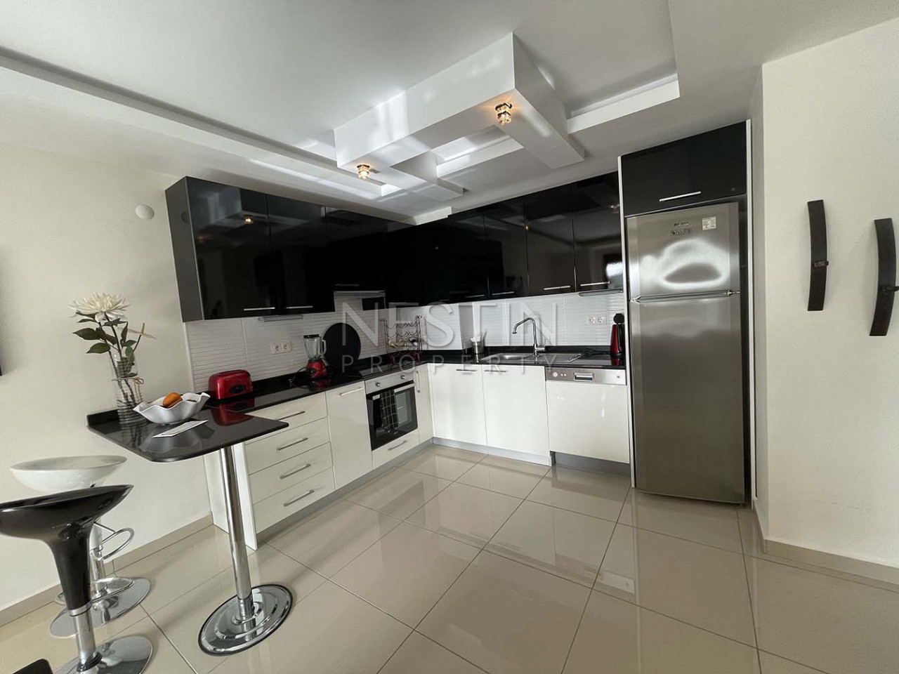 Квартира 1+1 с большой терассой в жилом комплексе района Джикджилли фото 9