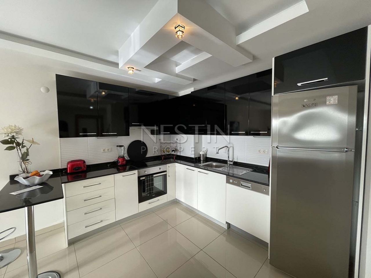 Квартира 1+1 с большой терассой в жилом комплексе района Джикджилли фото 10