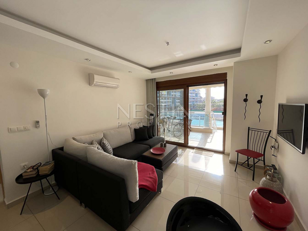 Квартира 1+1 с большой терассой в жилом комплексе района Джикджилли фото 11