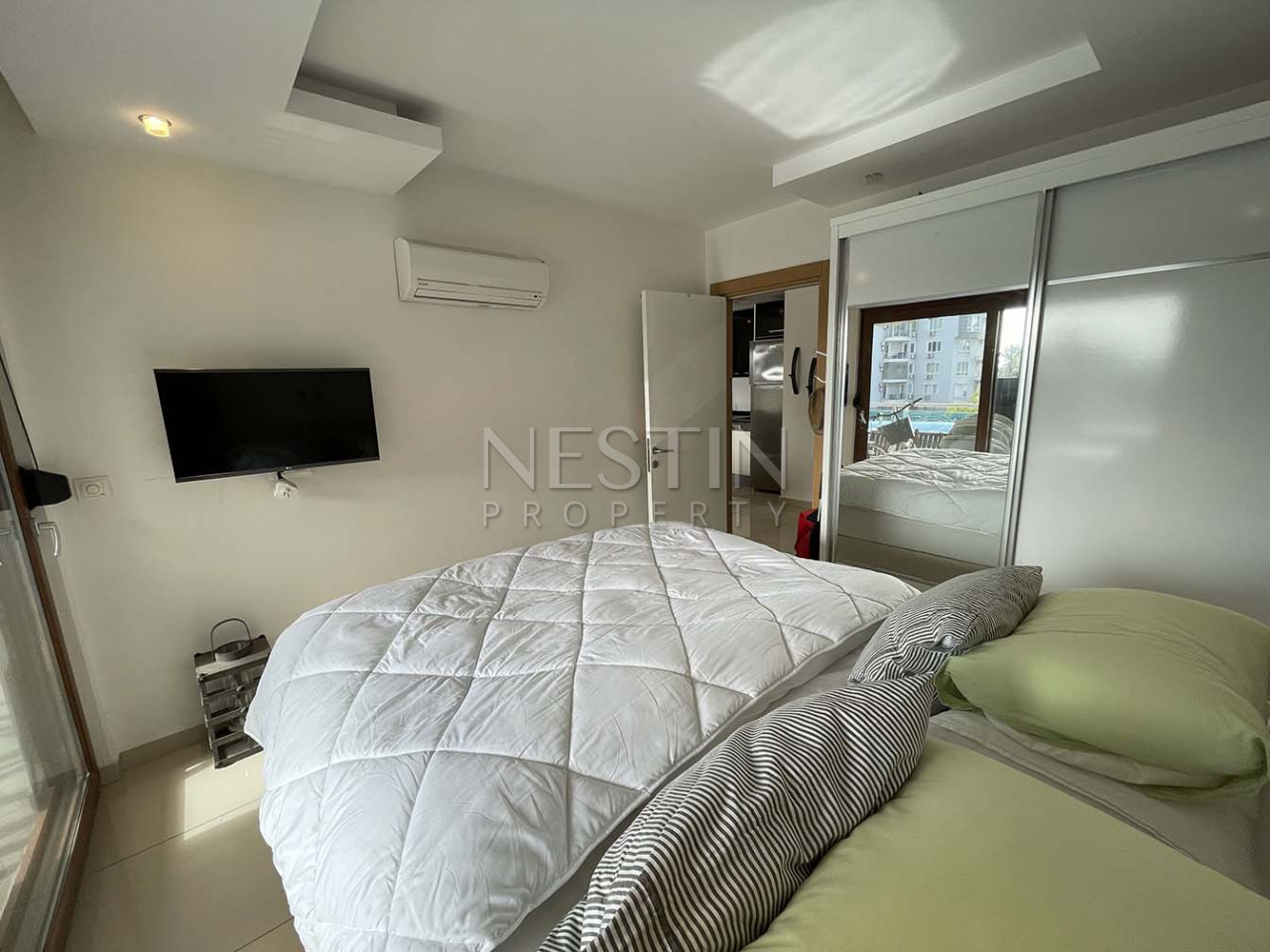 Квартира 1+1 с большой терассой в жилом комплексе района Джикджилли фото 17