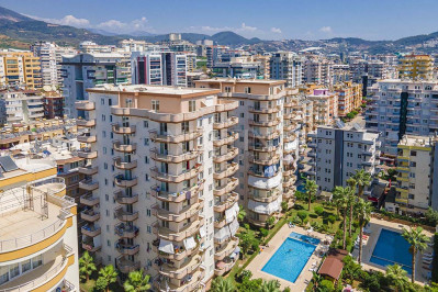 Квартира пентхаус 4+1 в районе Махмутлар с видом на горы и море фото 3