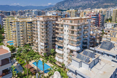 Квартира пентхаус 4+1 в районе Махмутлар с видом на горы и море фото 4