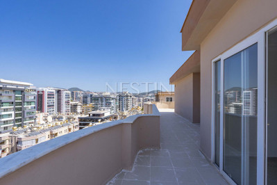 Квартира пентхаус 4+1 в районе Махмутлар с видом на горы и море фото 29