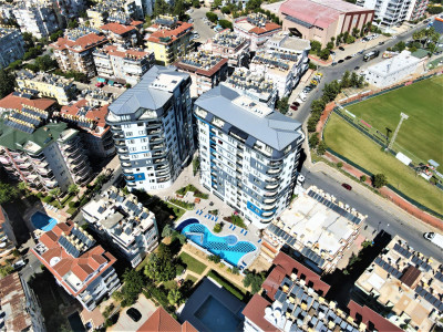 Квартира 2+1 в жилом комплексе в городе Аланья в 600 м от моря фото 1