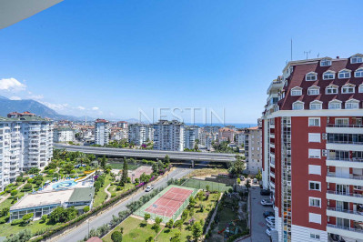 Просторная квартира 2+1 с видом на море в районе Джикджилли фото 9